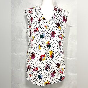 HALOGEN SLEEVELESS PULLOVER TOP (185)